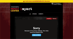 Desktop Screenshot of impact.uscannenberg.org